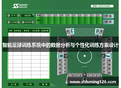 智能足球训练系统中的数据分析与个性化训练方案设计